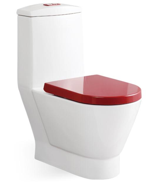 东姿卫浴产品推荐- 陶瓷洁具-坐便器-6601(红盖板)